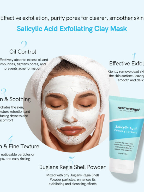 Exfoliating clay mask