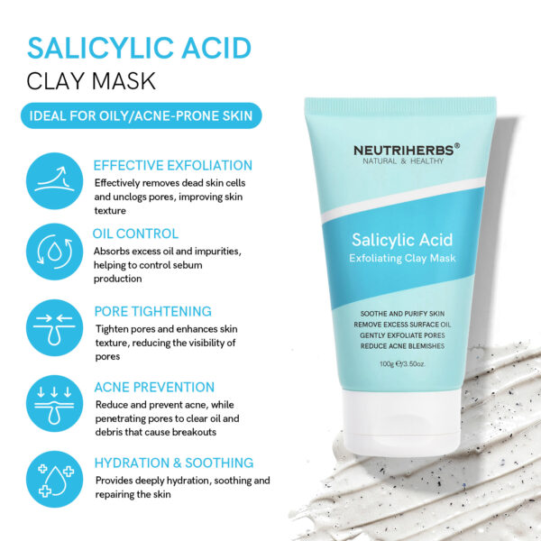 Exfoliating clay mask
