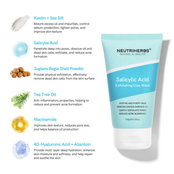 Exfoliating clay mask