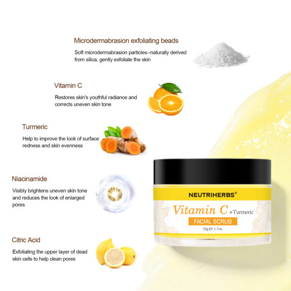 VC+Turmeric Facial scrub