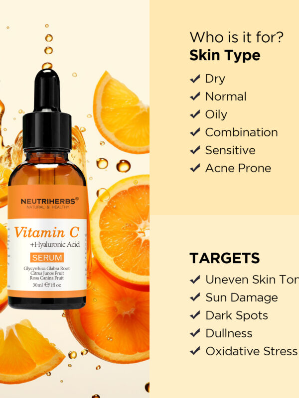 Vitamin C-91 Neutriherbs VITAMIN C HYALURONIC ACID SERUM-30ML