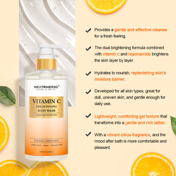 Vitamin C body wash