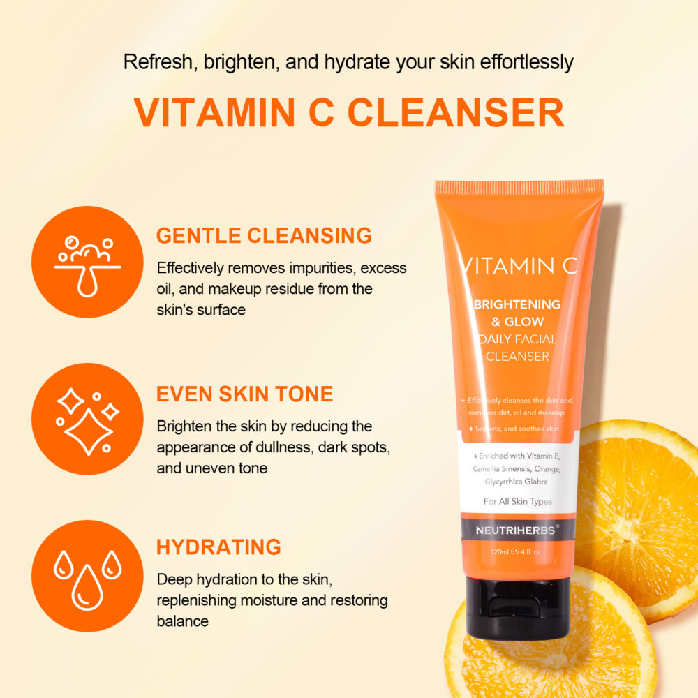 Neutriherbs Vitamin C facial Cleanser-120ML