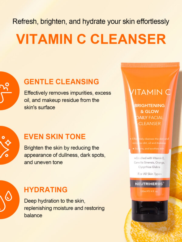 Vitamin c cleanser-22 Neutriherbs Vitamin C facial Cleanser-120ML