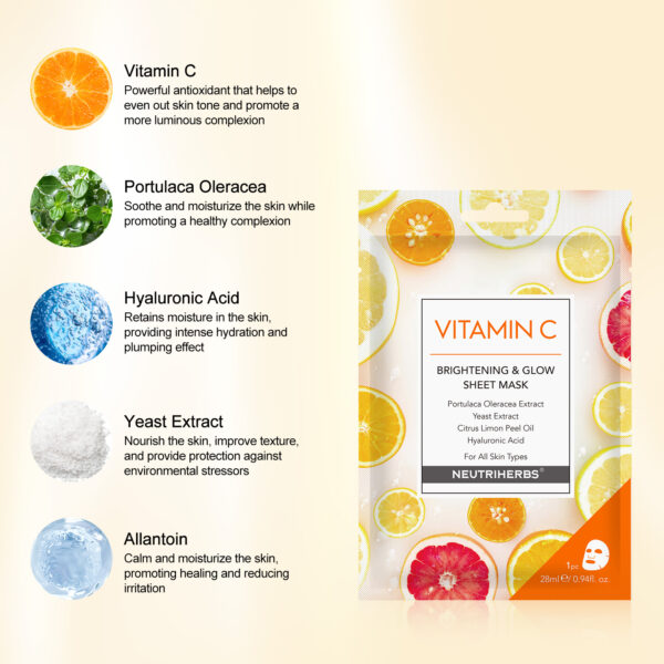 Vitamin C facial mask