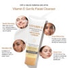 Vitamin E facial cleanser