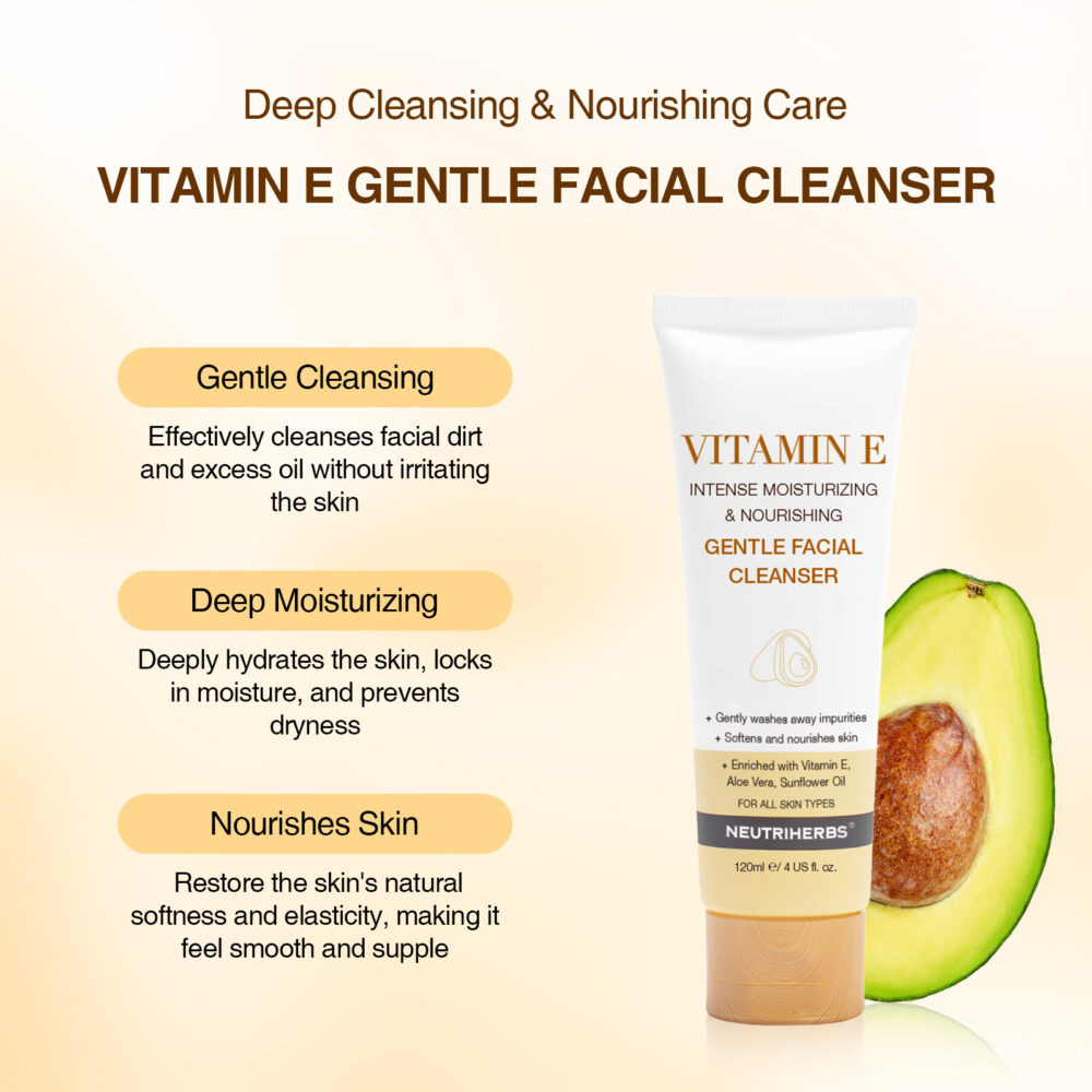 Neutriherbs Vitamin E FACIAL CLEANSER-120ML