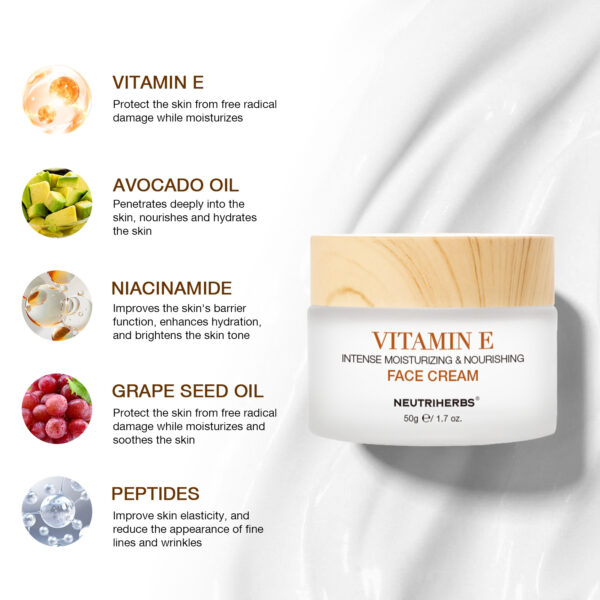 Vitamin E face cream