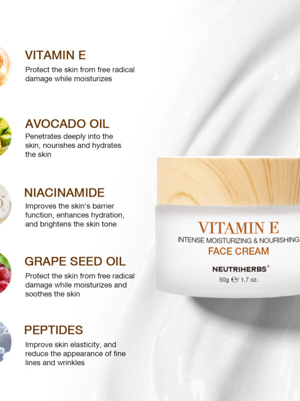 Vitamin E face cream
