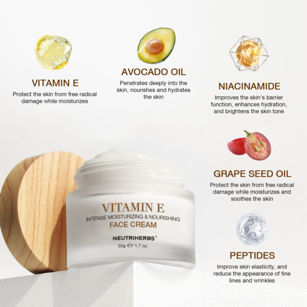 Vitamin E face cream