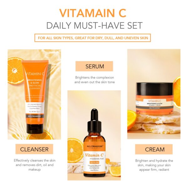 Neutriherbs Vit C Daily MUST HAVE SET 120ML+30ML+50G