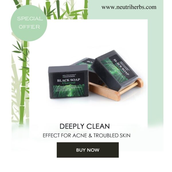 Neutriherbs charcoal BLACK Soap-150G