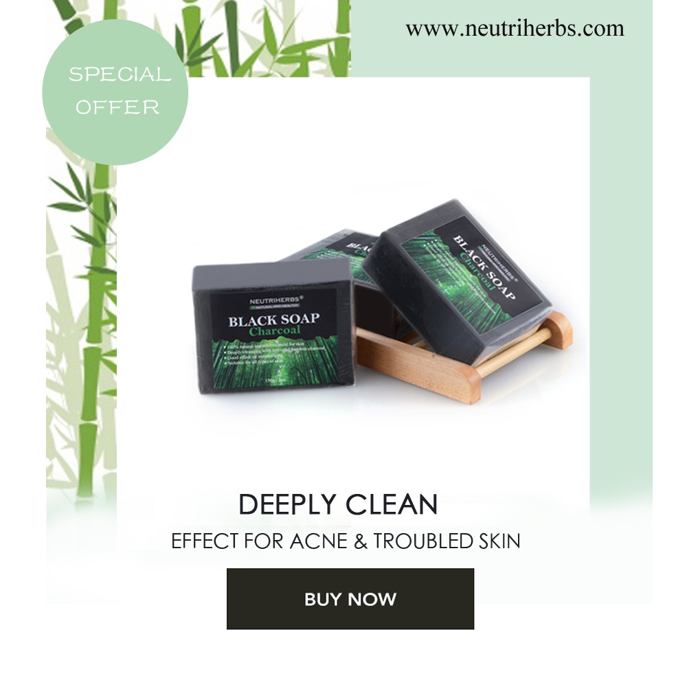 Neutriherbs charcoal BLACK Soap-150G