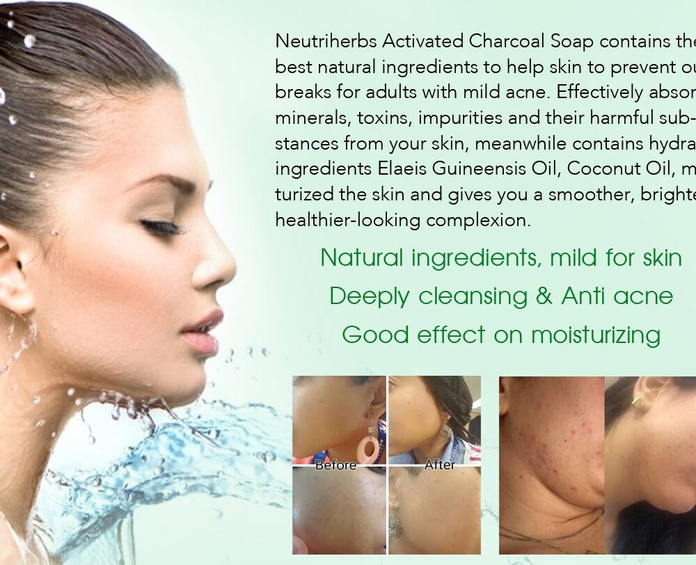 Neutriherbs charcoal BLACK Soap-150G