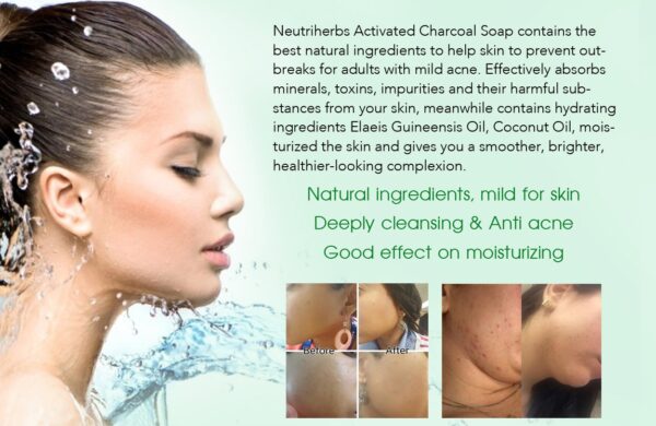 Neutriherbs charcoal BLACK Soap-150G